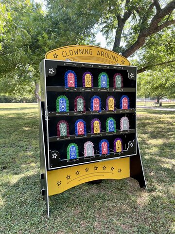 Clowning Around Bag Throw Carnival Game Rentals