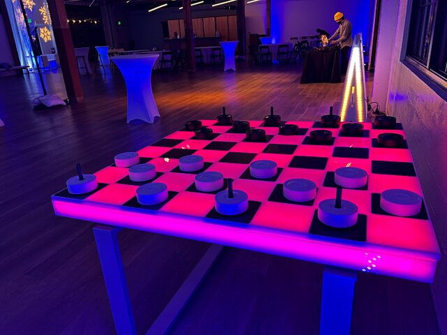 LED Checkers Game